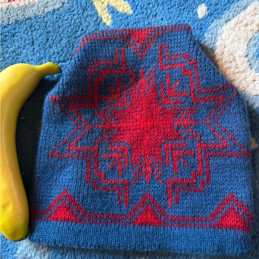 Vintage 70s Wigwam Pure Virgin Wool Toque